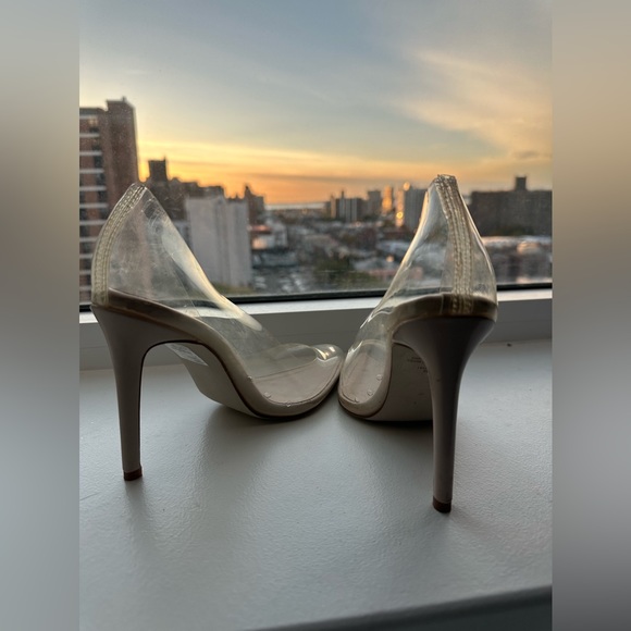 Steve Madden Vegas Clear Heels - Picture 3 of 4